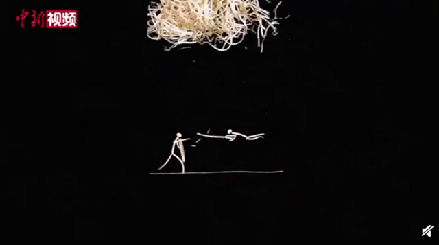 熊猫体育公司|
厉害！学校厨师用芽菜制作动画片(图6)